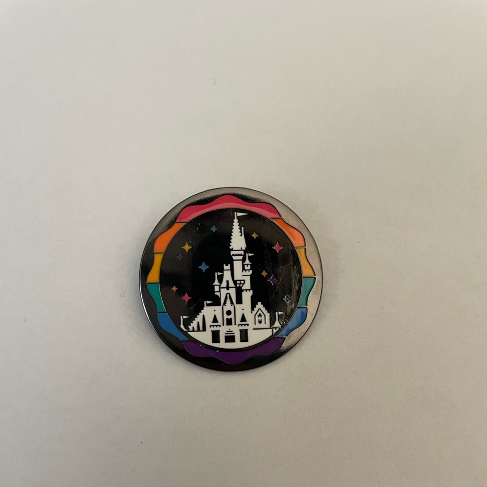 Disney Park Pin Trading WDW Rainbow Castle Enamel Collectible Pin New